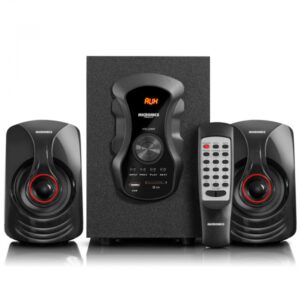 Parlante 2.1 Micronics Tressor MIC S7409BT USB,SD,FM - Negro/Rojo