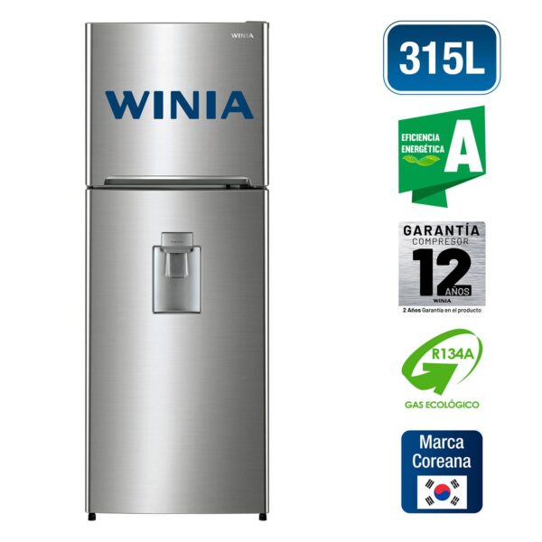 Refrigeradora WINIA 315L No Frost WRT-32GFD Gris