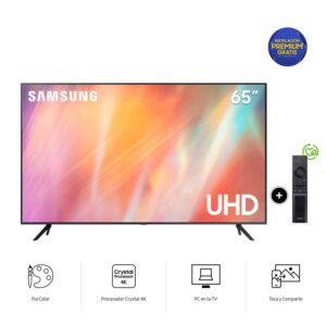 TV Samsung LED 4K UHD Smart 65" UN65AU7000GXPE