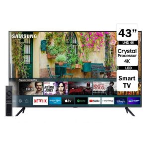 TV Smart Samsung 43" pulgadas LED 4K UHD UN43AU7000GXPE