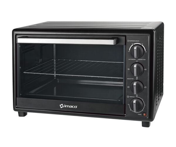 Horno Eléctrico Negro 46L Rosticero Imaco – HEB 46R