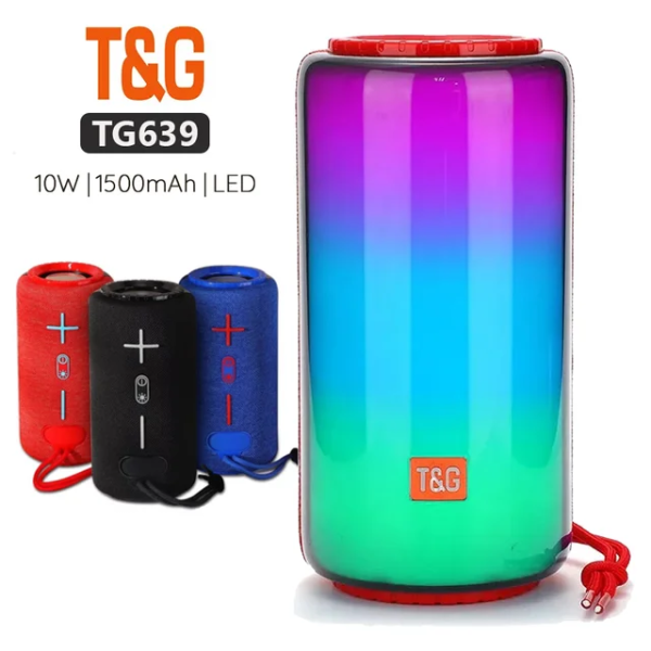 Altavoz portátil inalámbrico RGB TG639