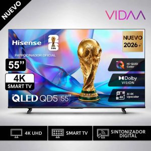 Televisor Hisense Smart TV 55 QLED 4K UHD 55QD5SV