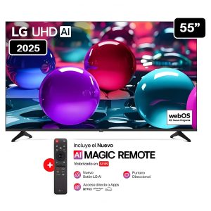 Televisor Lg 55 Pulg Ultra HD 4K AI ThinQ 55UA7300