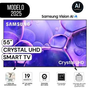 Televisor Samsung 55" Pulg. Crystal UHD 55U8000FG Smart TV
